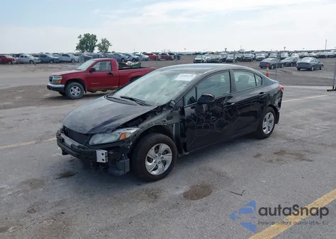 2013 Honda Civic Lx from USA, damaged, VIN 19XFB2F59DE067874